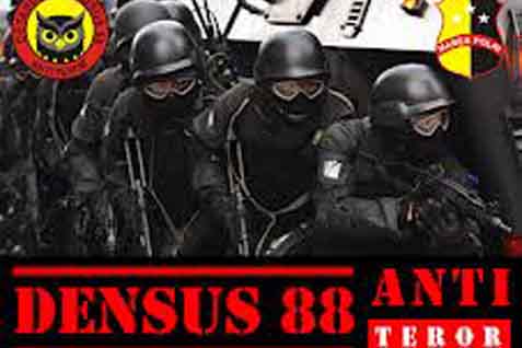 Densus 88 Tembak Mati 2 Terduga Teroris Kelompok JI